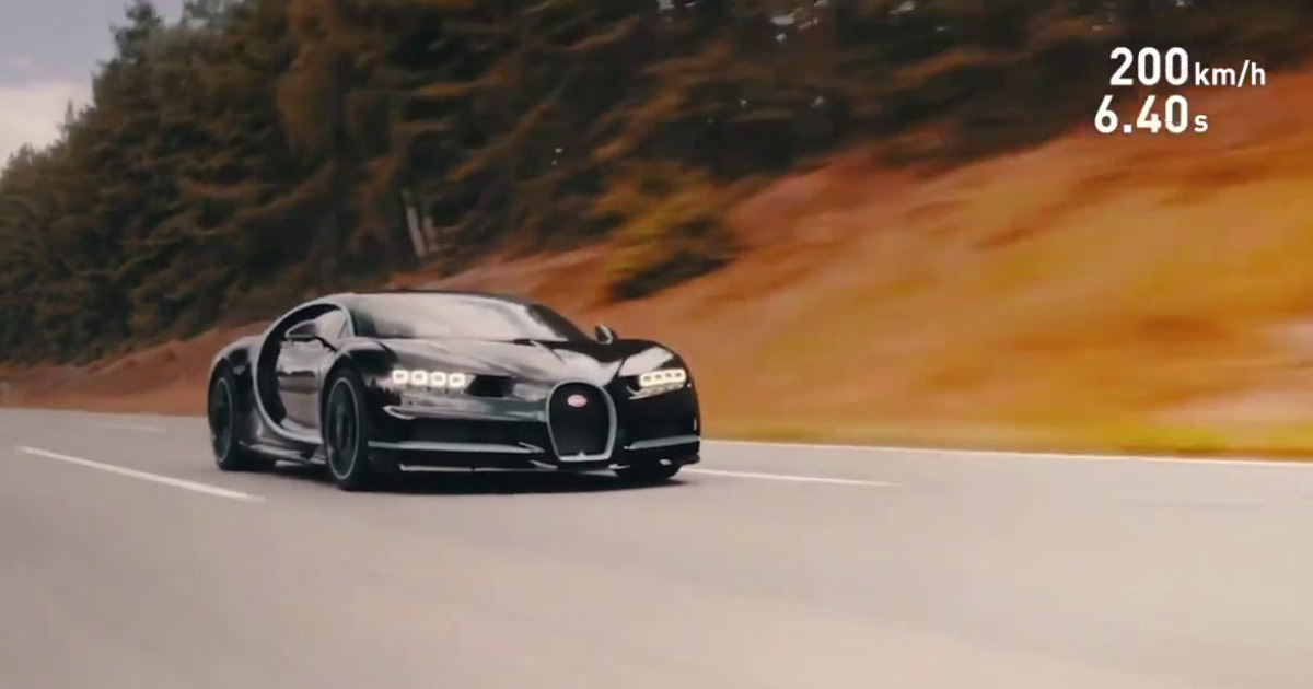 400 км/ц хурдалсан Bugatti CHIRON-ийн бичлэгийг ЭНЭ машинаар хийсэн
