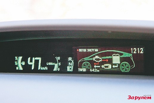 Prius-30-ийн 2D дүрслэлтэй мэдээллийн самбар нь чамин өнгө төрх болон дэвшилтэт технологийн мэдрэмж төрүүлнэ.