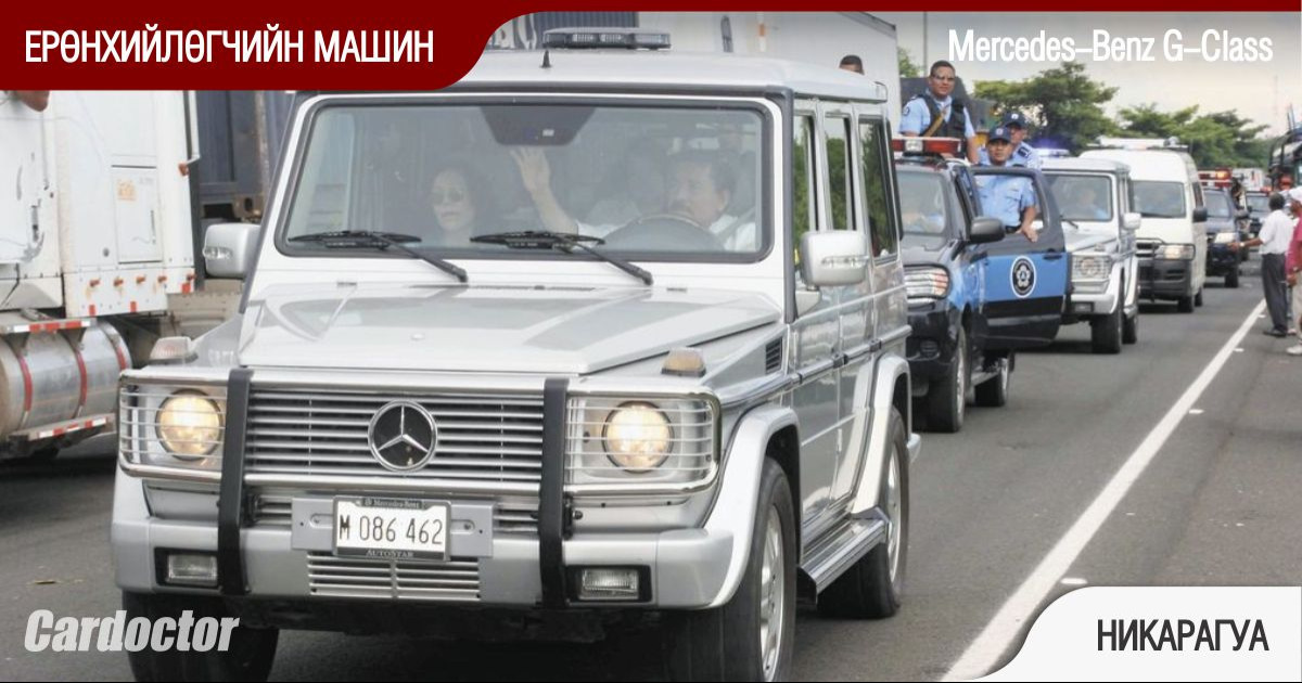 Ерөнхийлөгчийн машин - Бүгд Найрамдах Никарагуа Улс